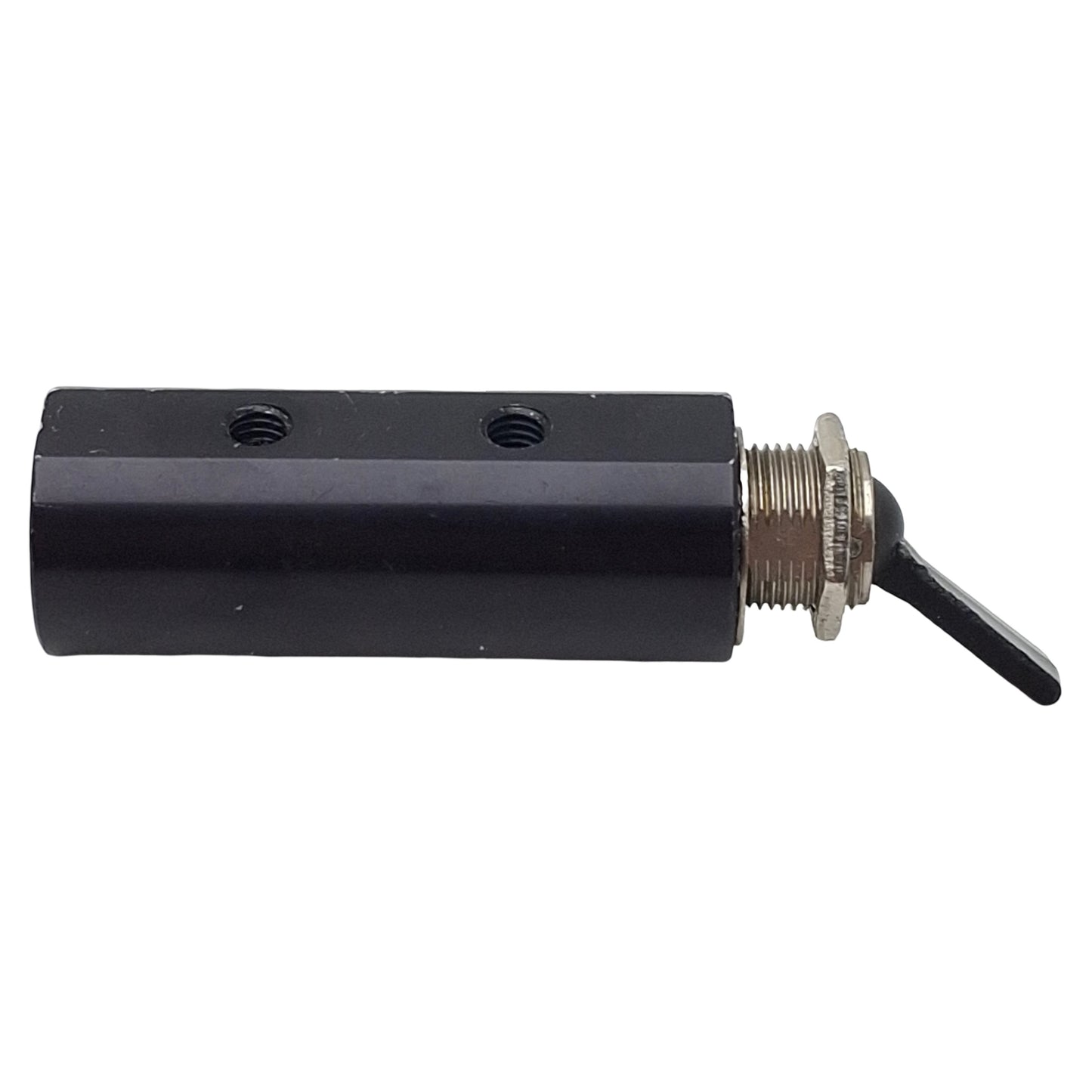 Used Pneumadyne HP45-100-DT Detented Toggle Air Control Valve, 4-Way, 5-Port, #10-32