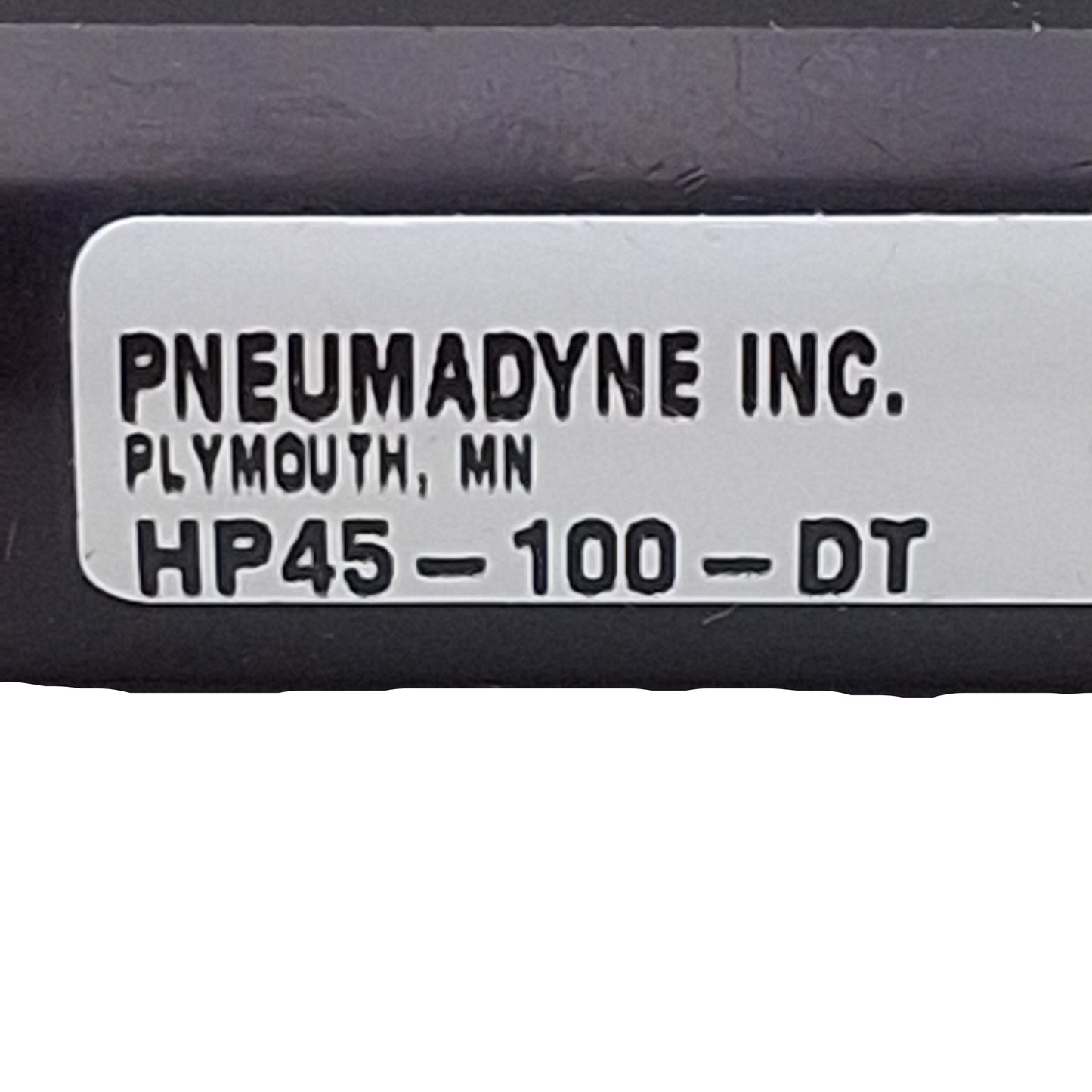 Used Pneumadyne HP45-100-DT Detented Toggle Air Control Valve, 4-Way, 5-Port, #10-32