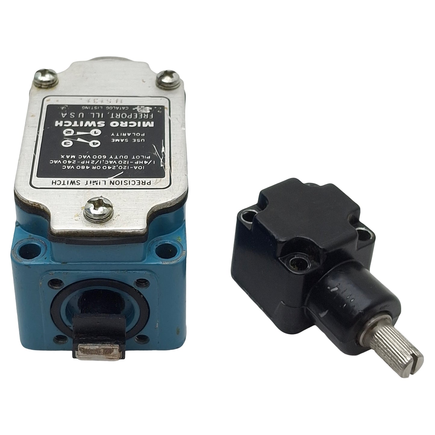 Used Honeywell 1LS131 MICRO SWITCH Limit Switch, SPDT 1NC/1NO, 10A 120/240/480VAC