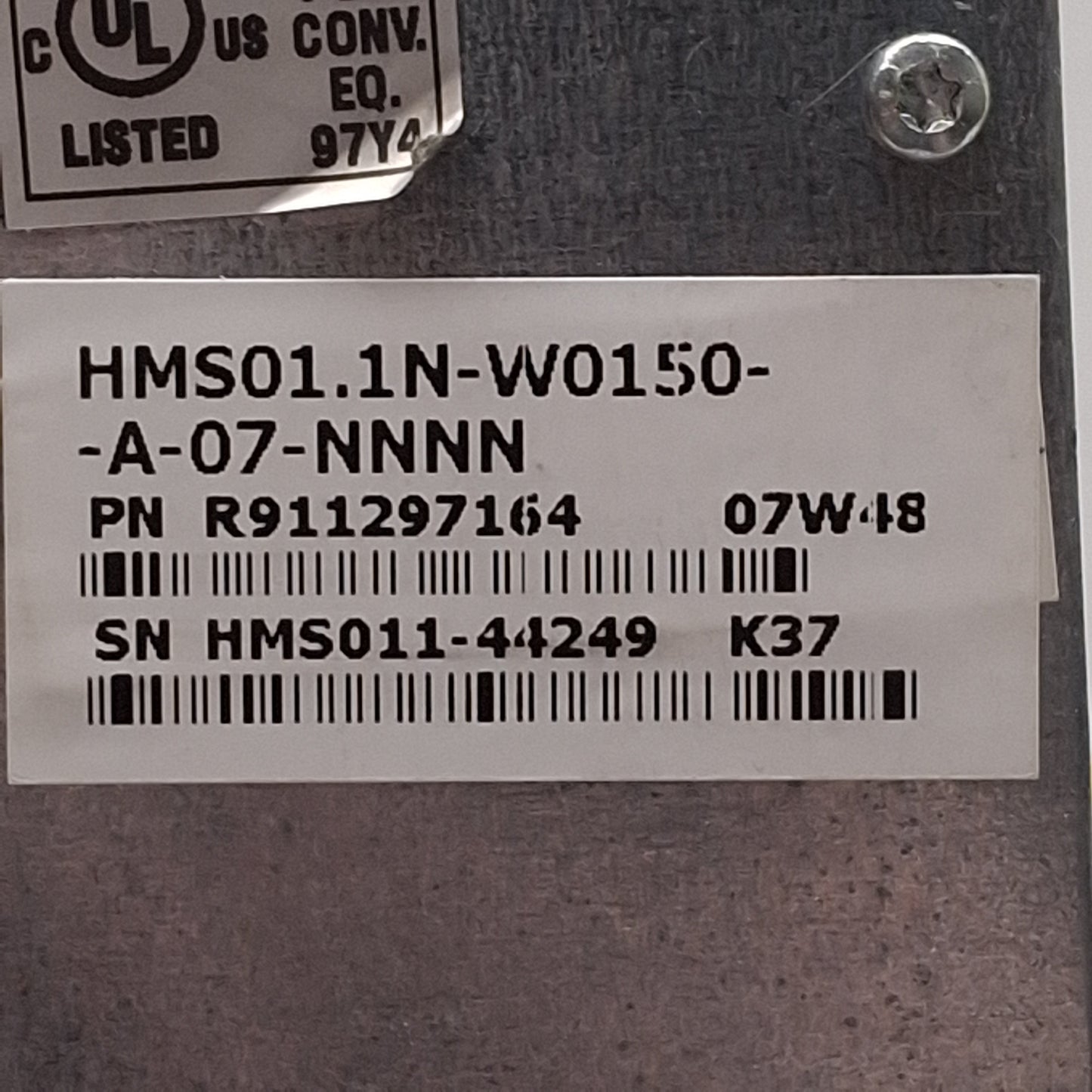 Used Rexroth HMS01.1N-W0150-A-07-NNNN IndraDrive M Inverter, 254-750VDC 115A Input
