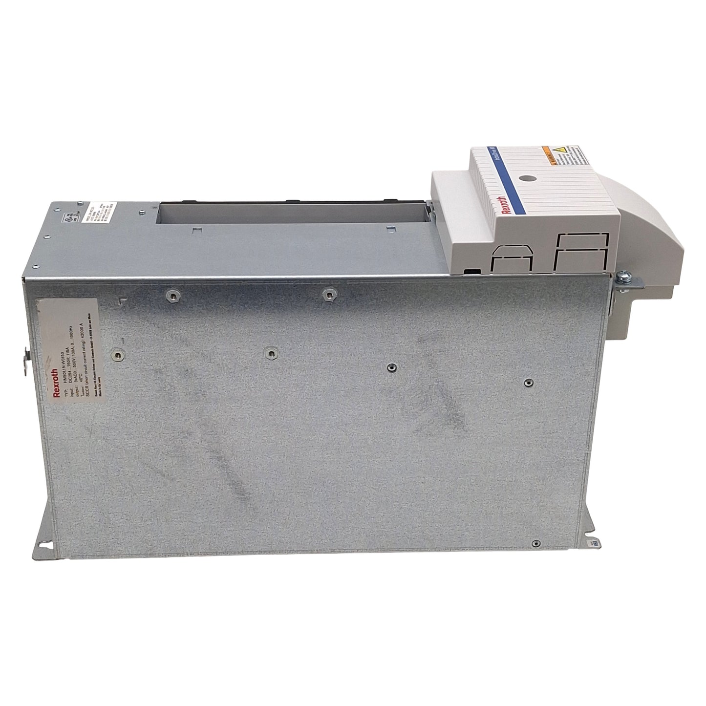 Used Rexroth HMS01.1N-W0150-A-07-NNNN IndraDrive M Inverter, 254-750VDC 115A Input