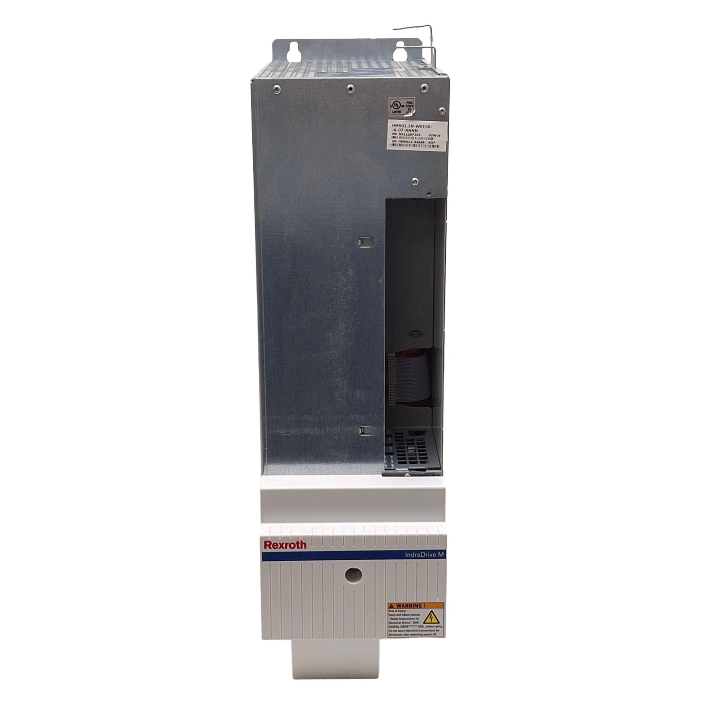 Used Rexroth HMS01.1N-W0150-A-07-NNNN IndraDrive M Inverter, 254-750VDC 115A Input