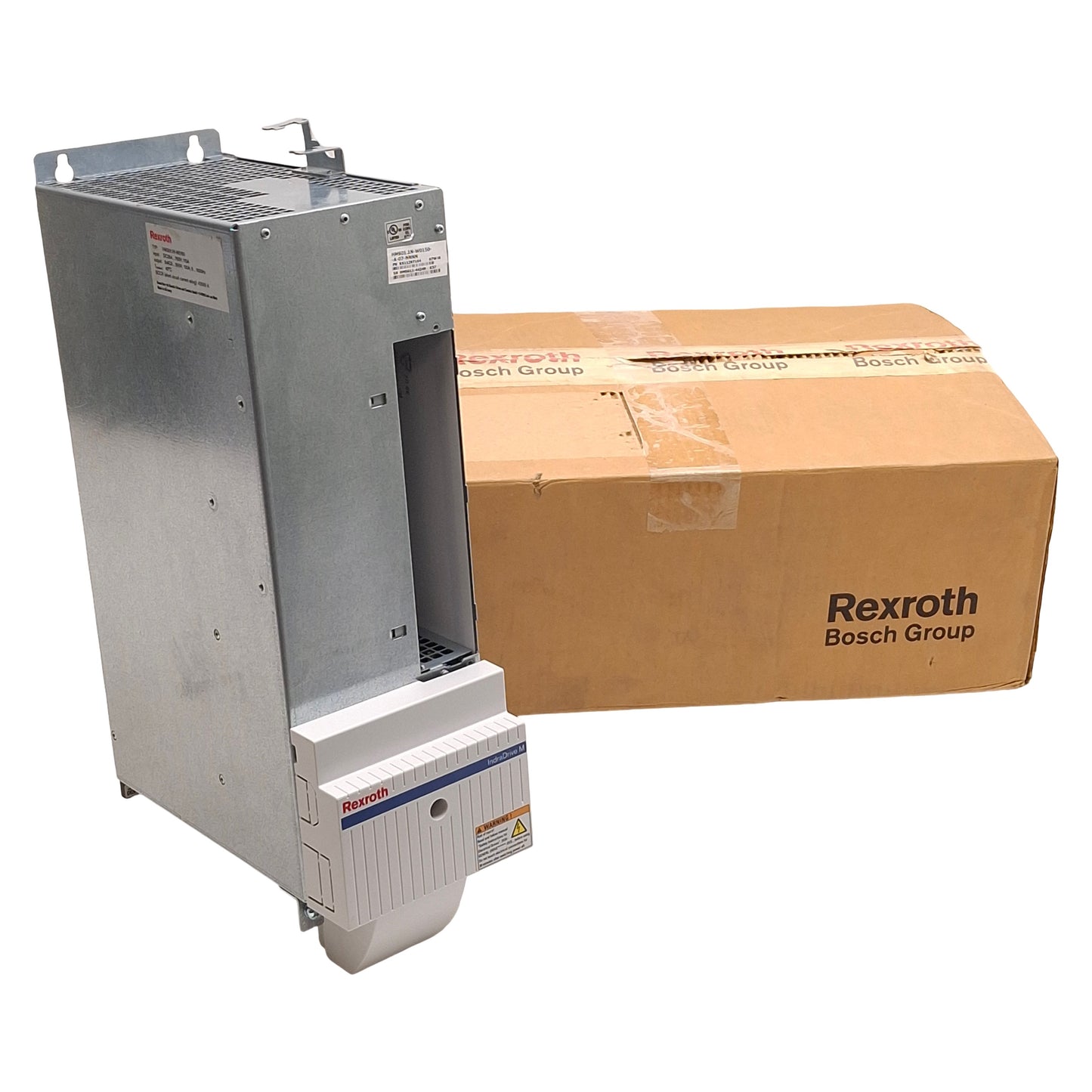 Used Rexroth HMS01.1N-W0150-A-07-NNNN IndraDrive M Inverter, 254-750VDC 115A Input