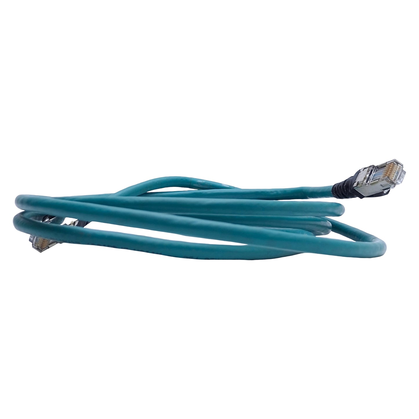 Used Allen Bradley 1585J-M8CBJM-2 Connection Cable, RJ45 Male To Male, 2 Meters