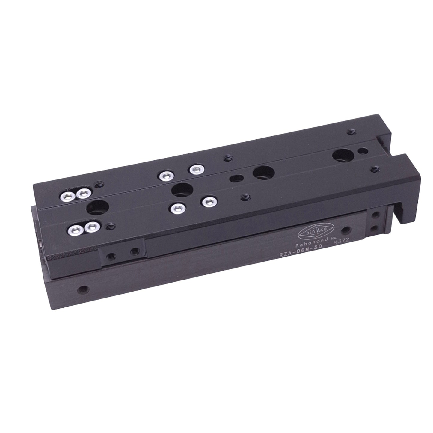 New DESTACO Robohand RZA-06M-50 Air Slide Table, 6mm Bore, 50mm Stroke, 100psi