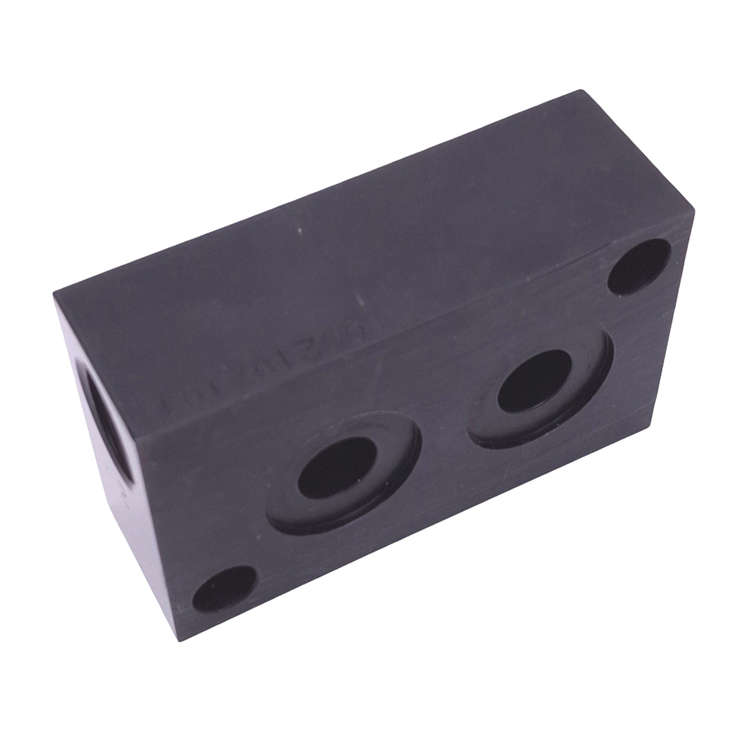 New Mac Valves EBM37A-00DCB-01 Circuit Bar, 1/4in NPT, 18mm Side Ports, 120psi Max