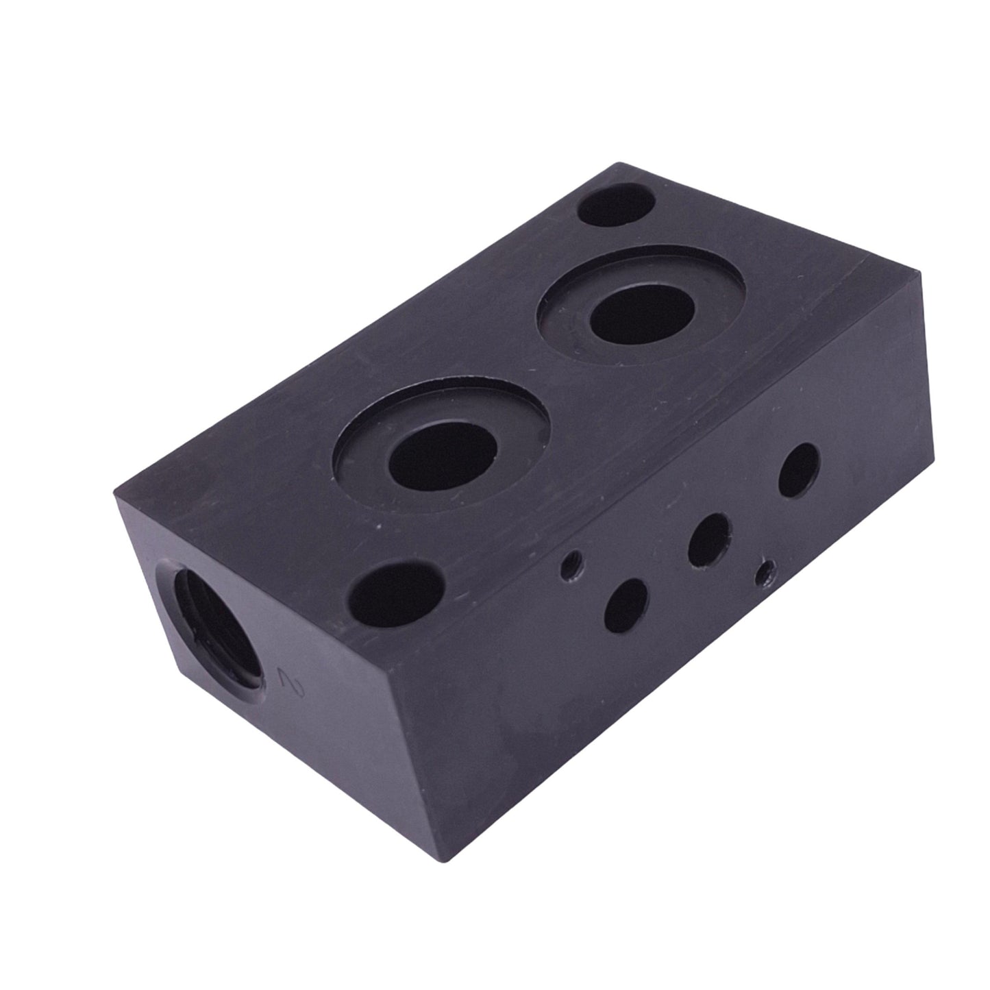 New Mac Valves EBM37A-00DCB-01 Circuit Bar, 1/4in NPT, 18mm Side Ports, 120psi Max