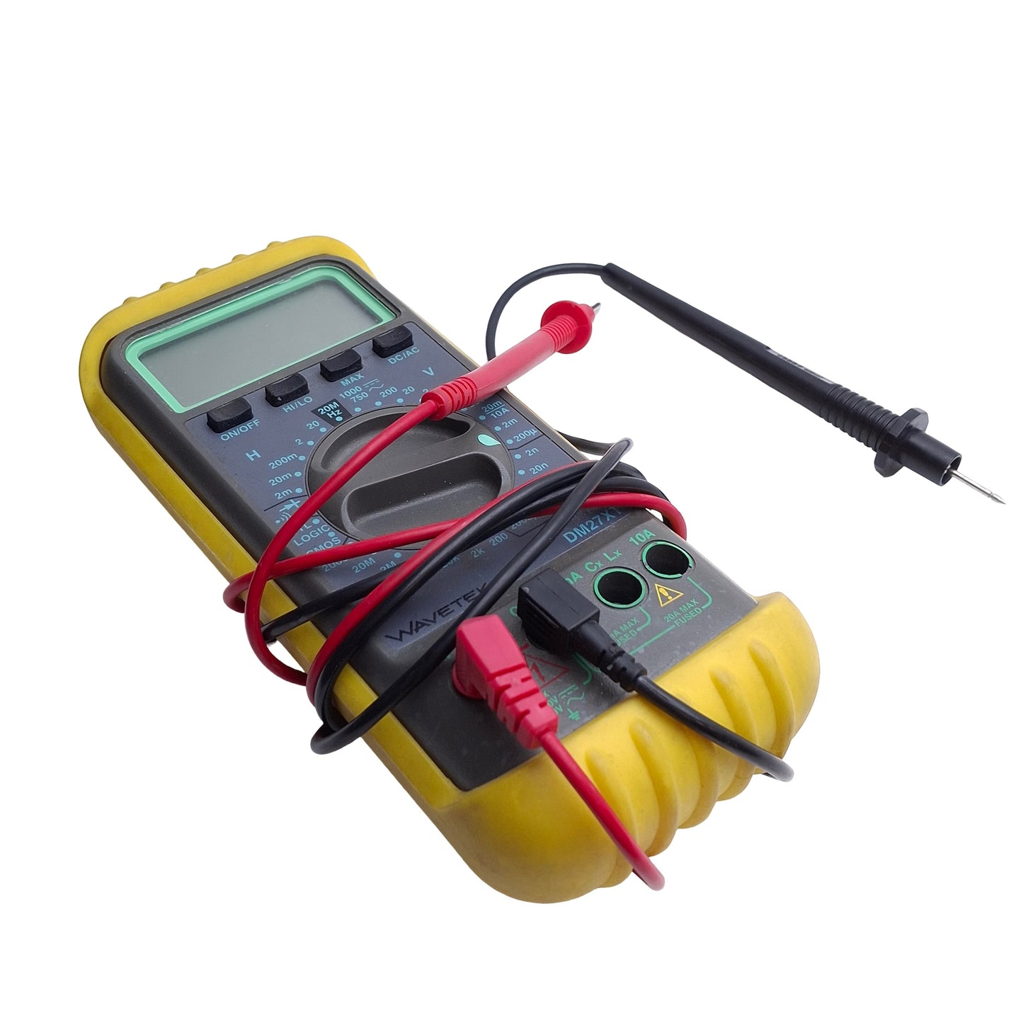 Used Wavetek DM27XT Digital Multimeter, Auto Range, 0.5% DC Accuracy, 1000VDC/750VAC