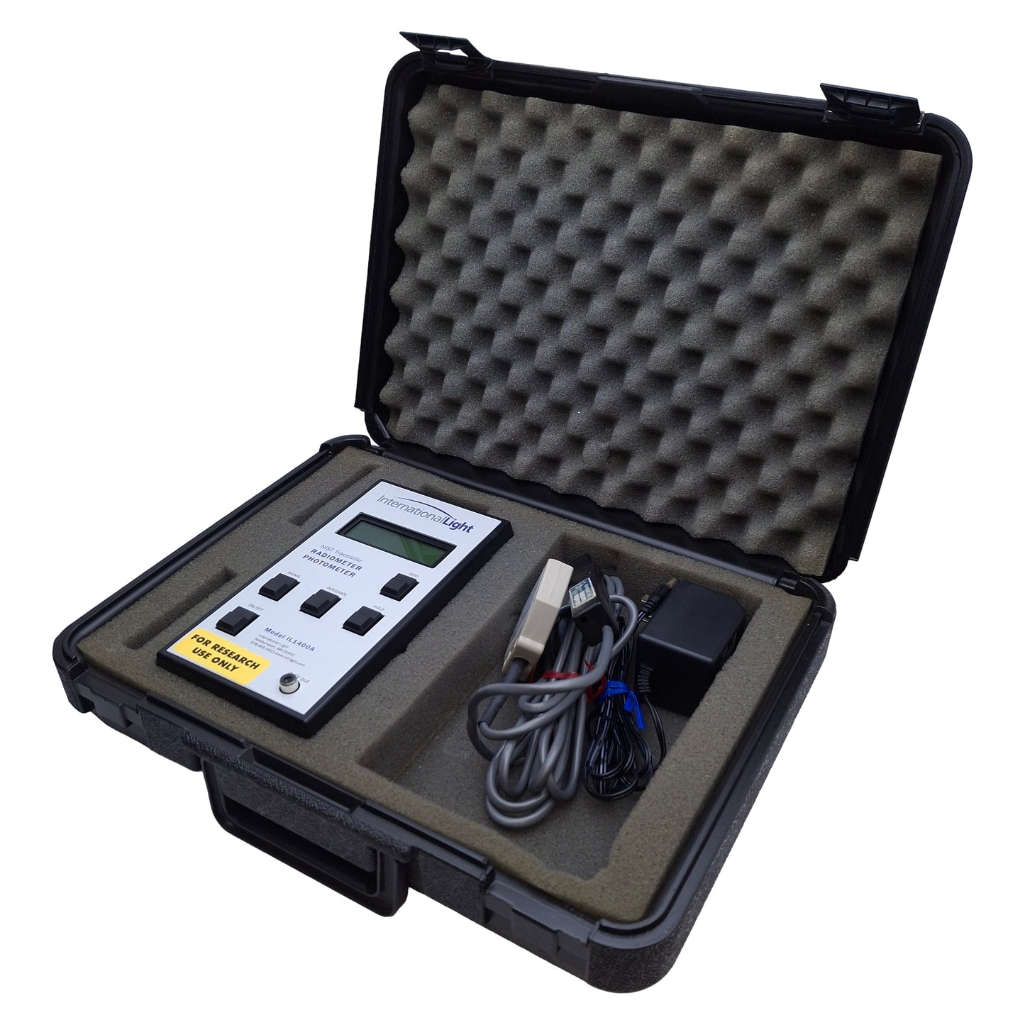 Used International Light IL1400A Radiometer/Photometer w/Case & SCL110 Detector