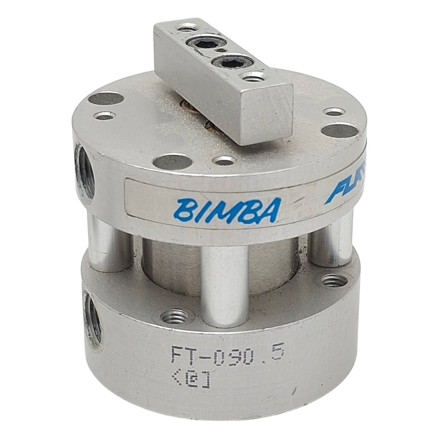 Used Bimba FT-090.5 FLAT-II Compact Cylinder, ø1-1/16in Bore, 0.5in Stroke, 1/8in NPT