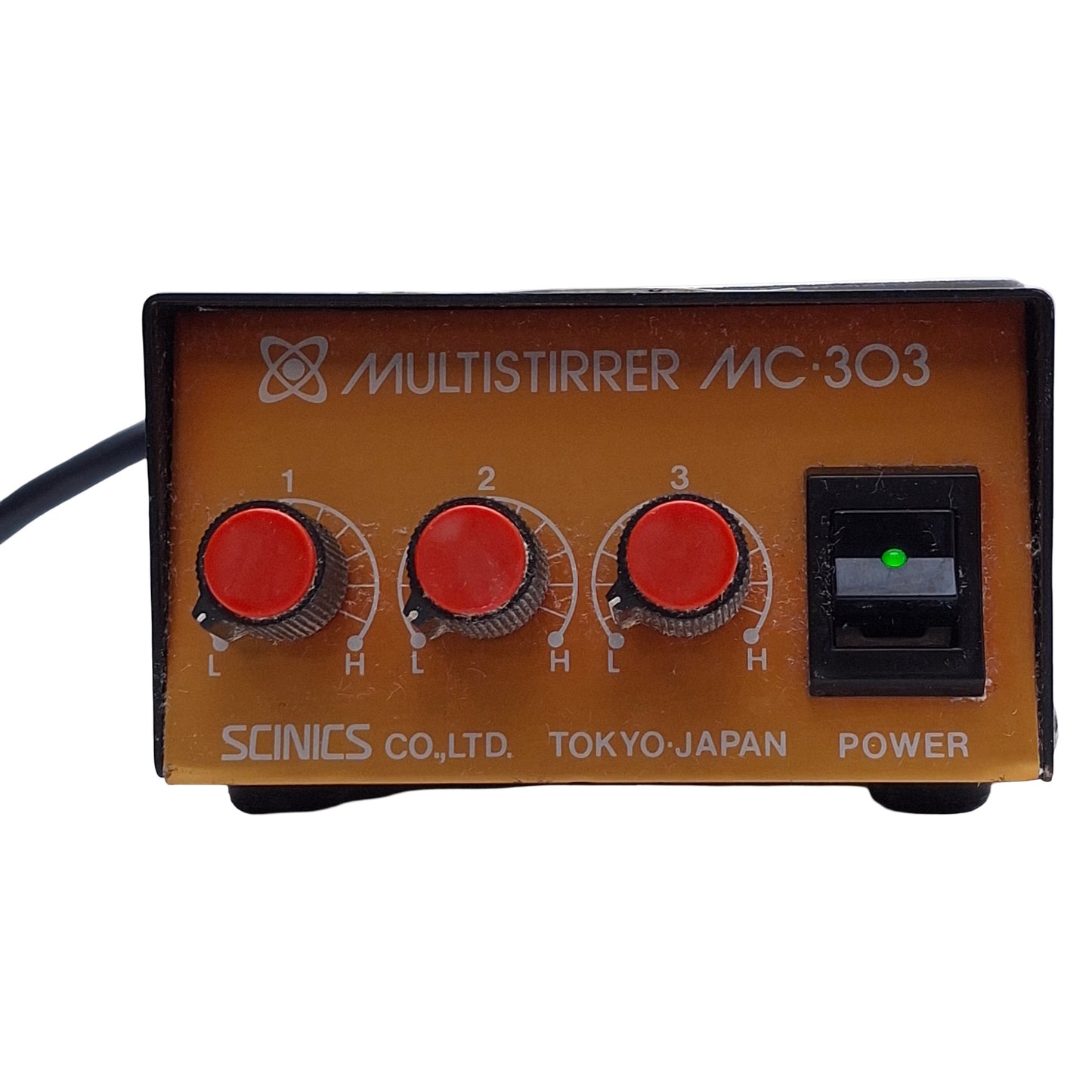 Used Scinics MC-303 Multistirrer Lab Stirrer Controller w/Magnetic Plate 115/120VAC