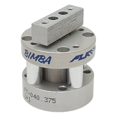 Used Bimba FT-040.375 FLAT-II Compact Cylinder, ø3/4in Bore, 0.375in Stroke, #10-32