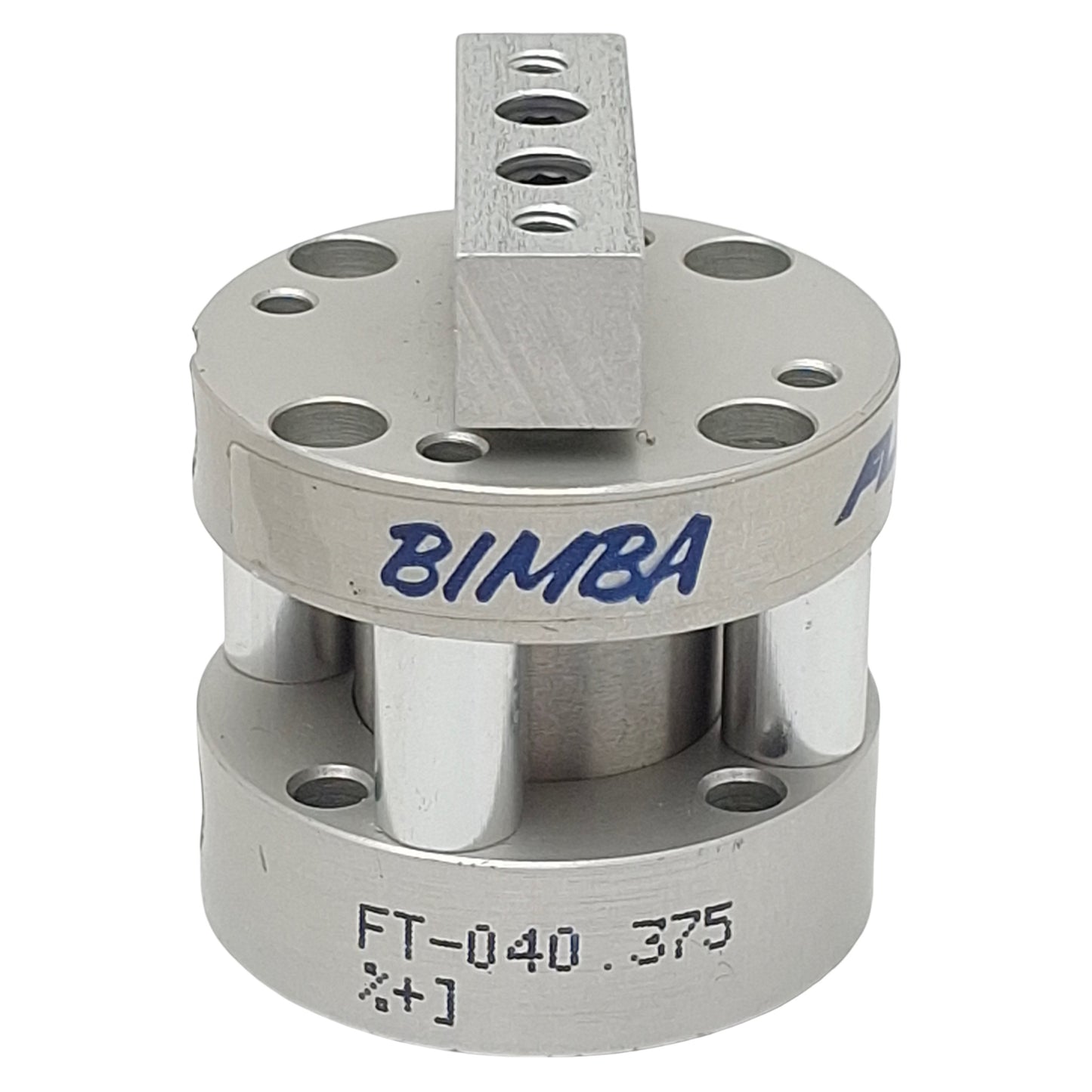 Used Bimba FT-040.375 FLAT-II Compact Cylinder, ø3/4in Bore, 0.375in Stroke, #10-32