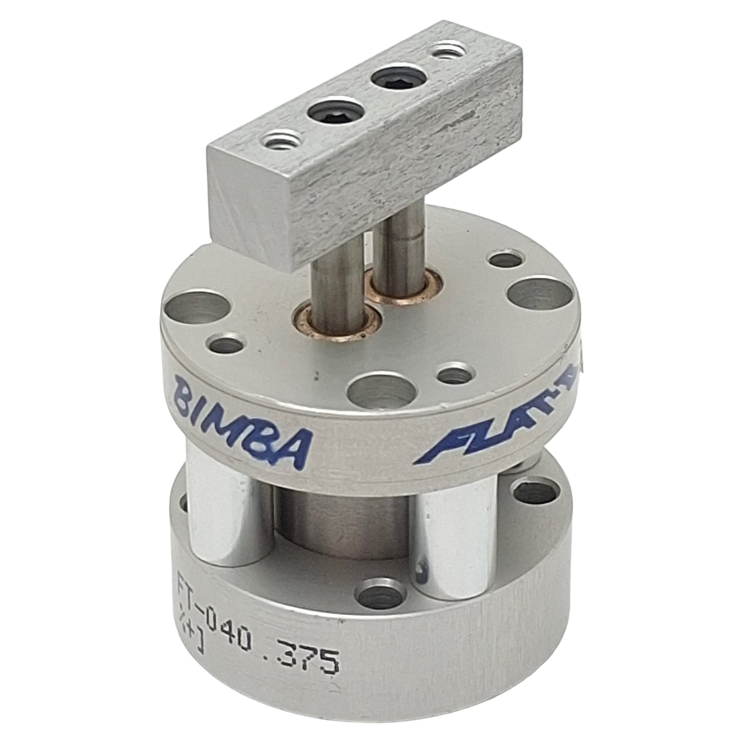 Used Bimba FT-040.375 FLAT-II Compact Cylinder, ø3/4in Bore, 0.375in Stroke, #10-32