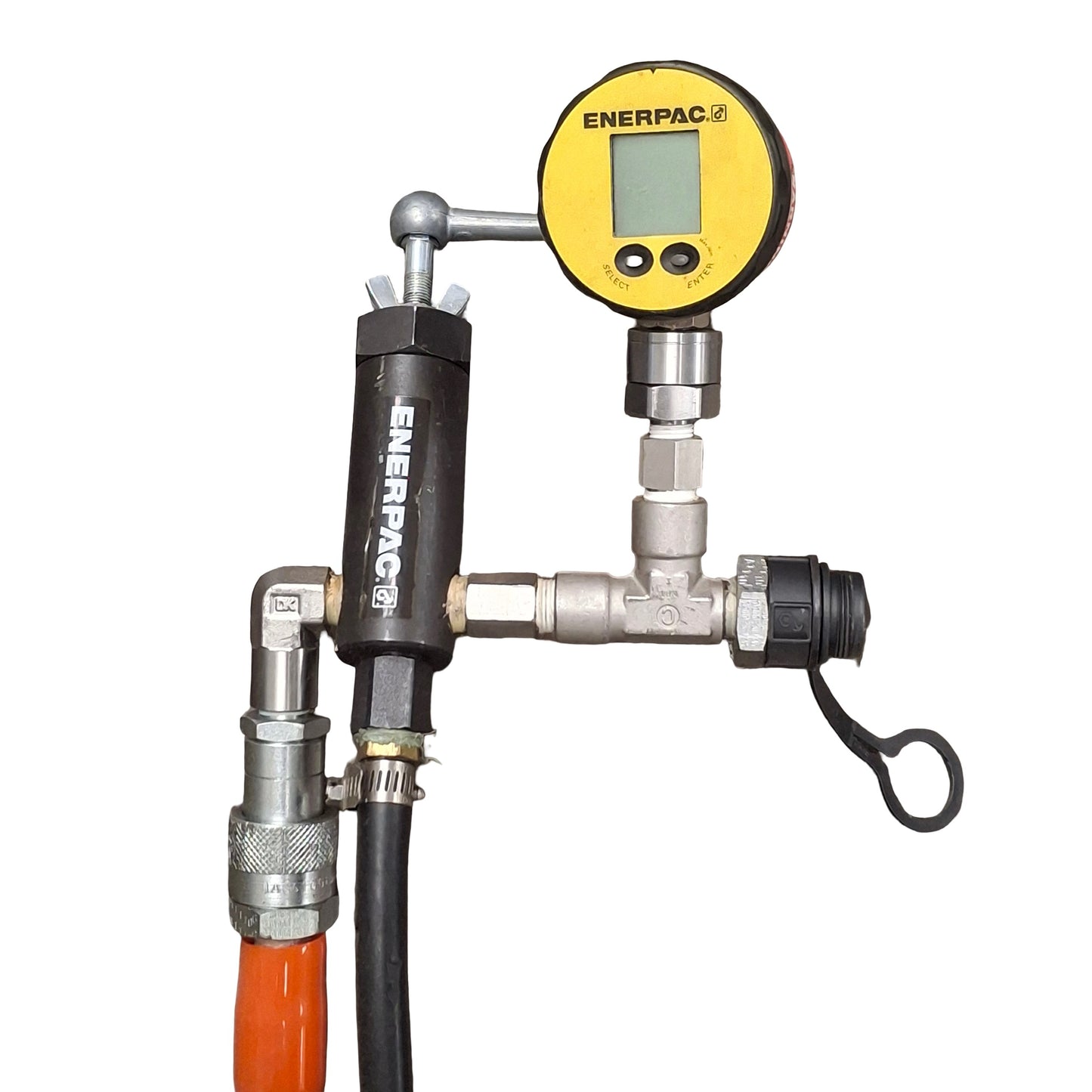 Used SPX Power Team PE464S Electric Hydraulic Pump, 10000 psi Out, 115/230VAC