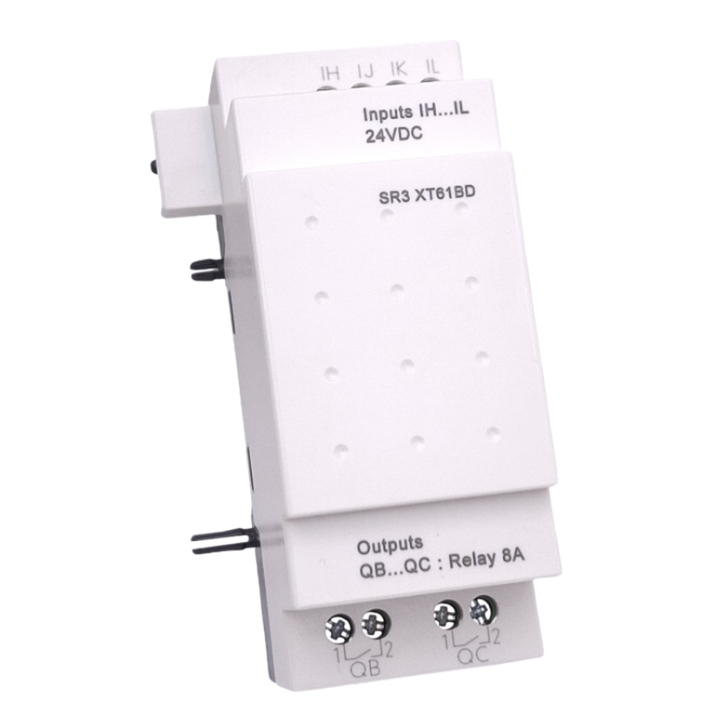 New Schneider Electric SR3XT61BD Expansion Module for Zelio Logic, 4DI 2RO, 24VDC