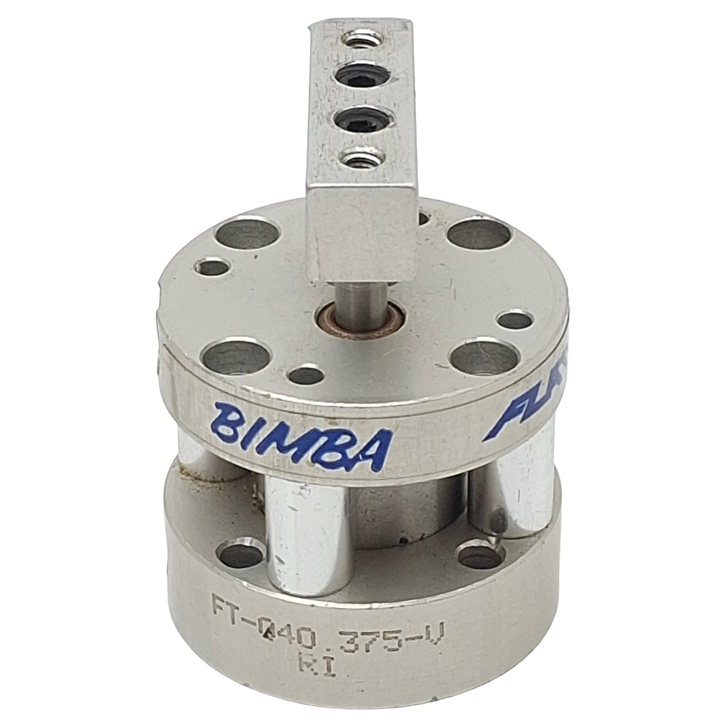 Used Bimba FT-040.375-V FLAT-II Compact Cylinder, ø3/4in Bore, 0.375in Stroke, #10-32