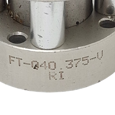 Used Bimba FT-040.375-V FLAT-II Compact Cylinder, ø3/4in Bore, 0.375in Stroke, #10-32