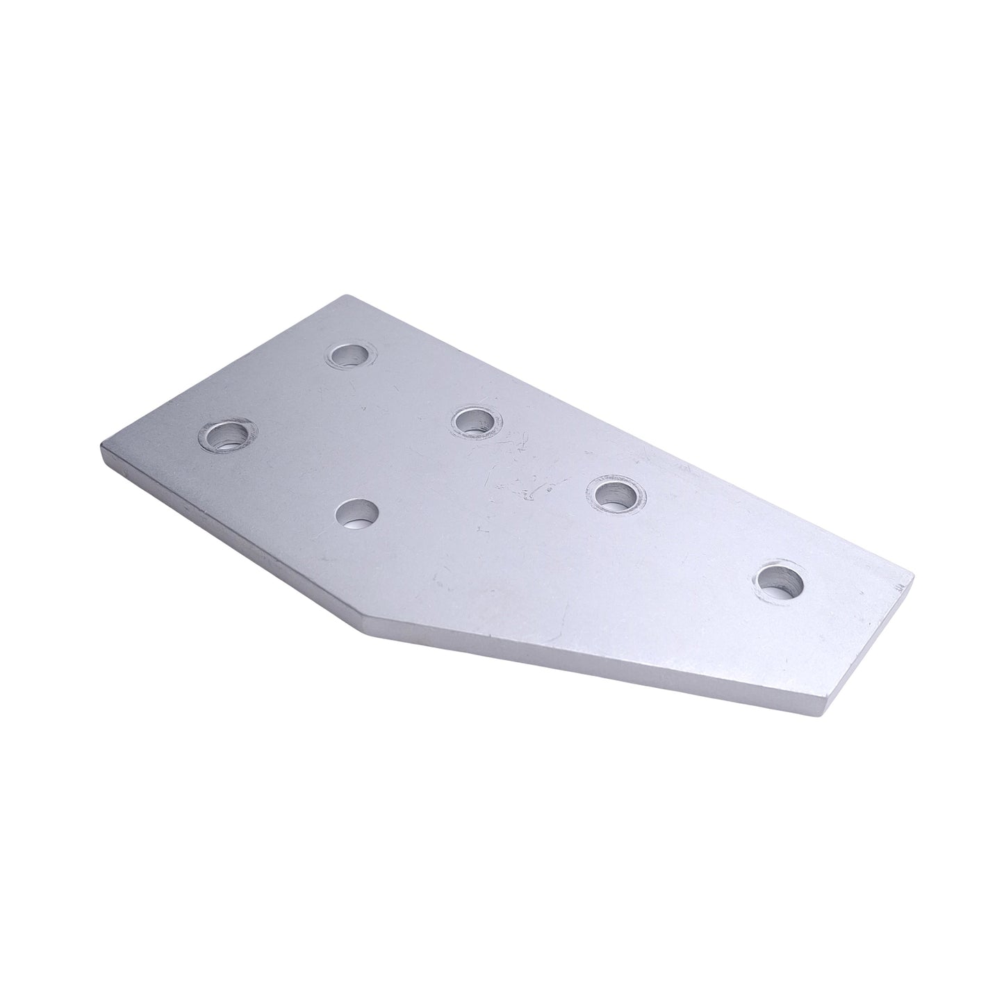 Used Lot of 6 80/20 4320 Angled Flat Plates, 15-Series, 6-Hole, 6in x 3in x 0.250in