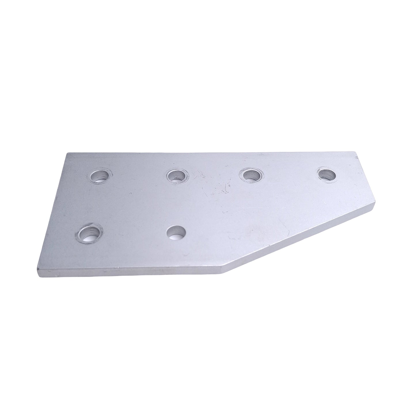 Used Lot of 6 80/20 4320 Angled Flat Plates, 15-Series, 6-Hole, 6in x 3in x 0.250in
