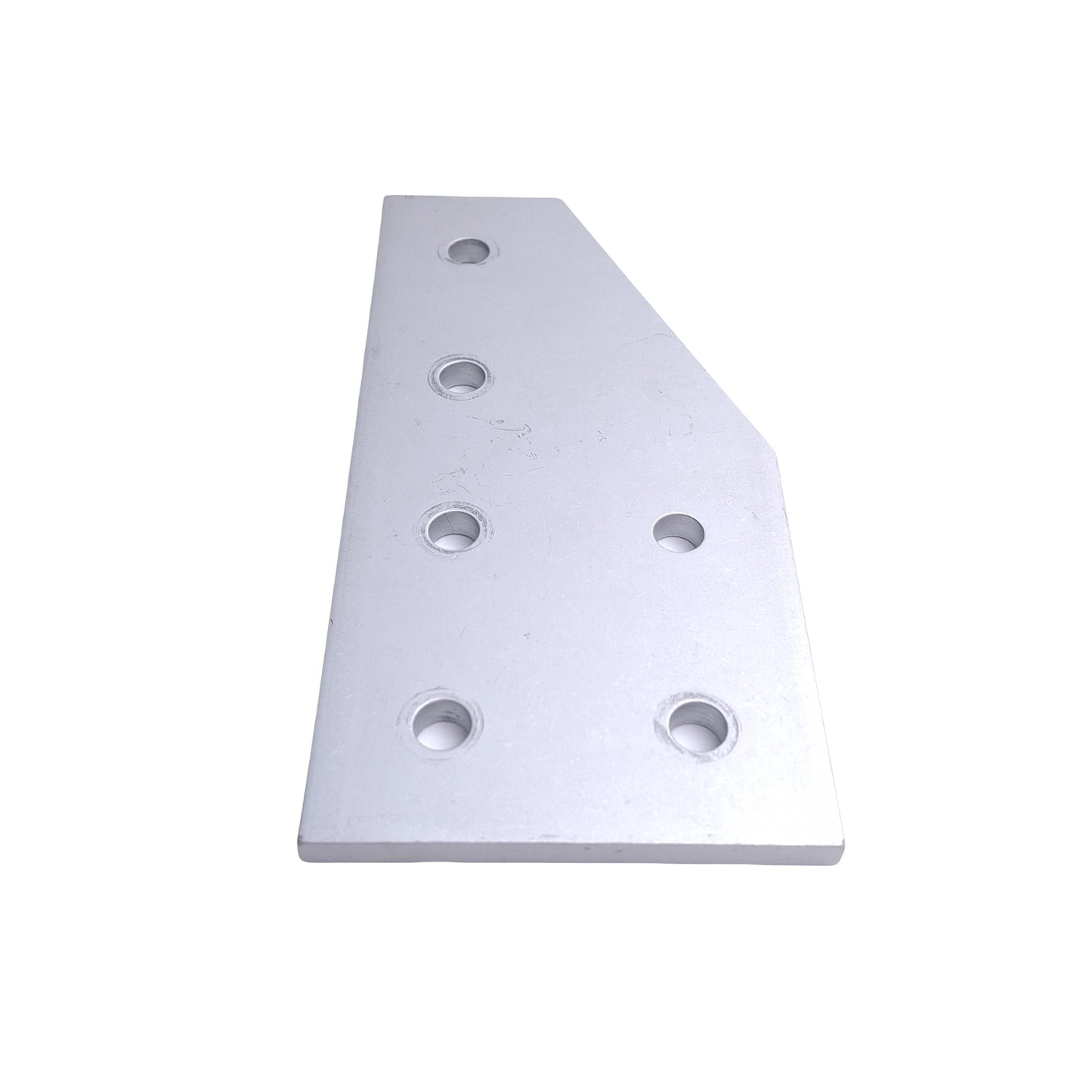 Used Lot of 6 80/20 4320 Angled Flat Plates, 15-Series, 6-Hole, 6in x 3in x 0.250in