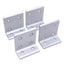 Used Lot of 4 80/20 4375 Wide 2x4 Inside Corner Bracket 3" x 1.5", 15 Series