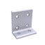 Used Lot of 4 80/20 4375 Wide 2x4 Inside Corner Bracket 3" x 1.5", 15 Series