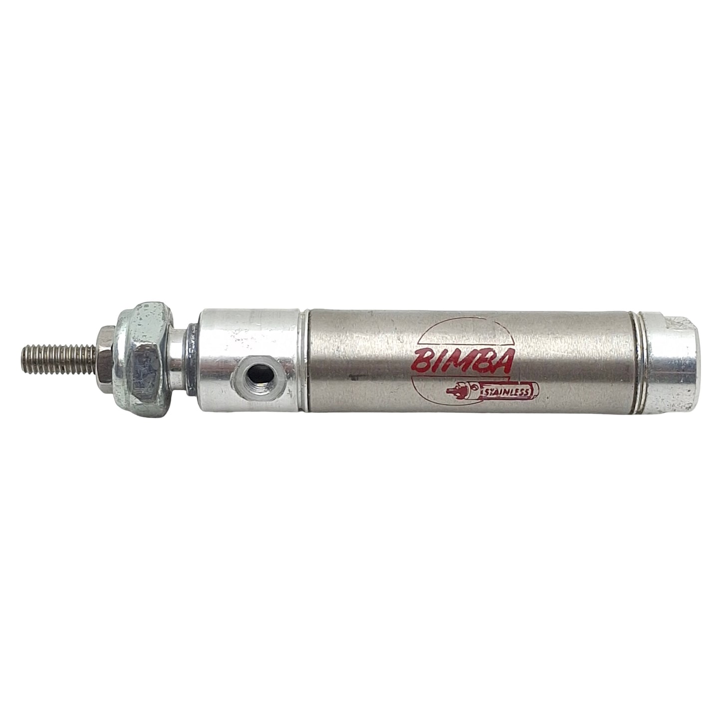 Used Bimba LT-021-D Pneumatic Cylinder, ø9/16in Bore, 1in Stroke, #10-32, 250psi