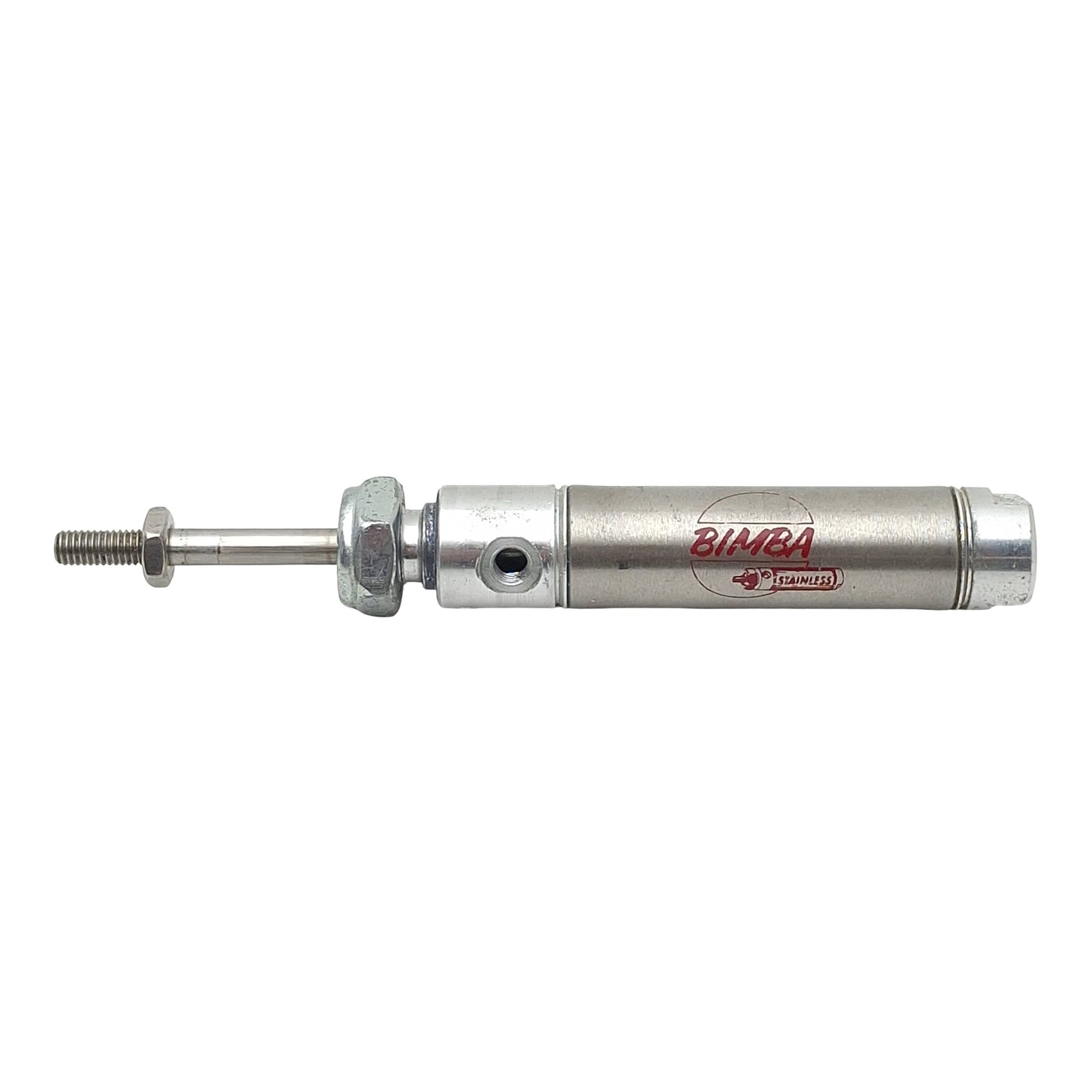 Used Bimba LT-021-D Pneumatic Cylinder, ø9/16in Bore, 1in Stroke, #10-32, 250psi