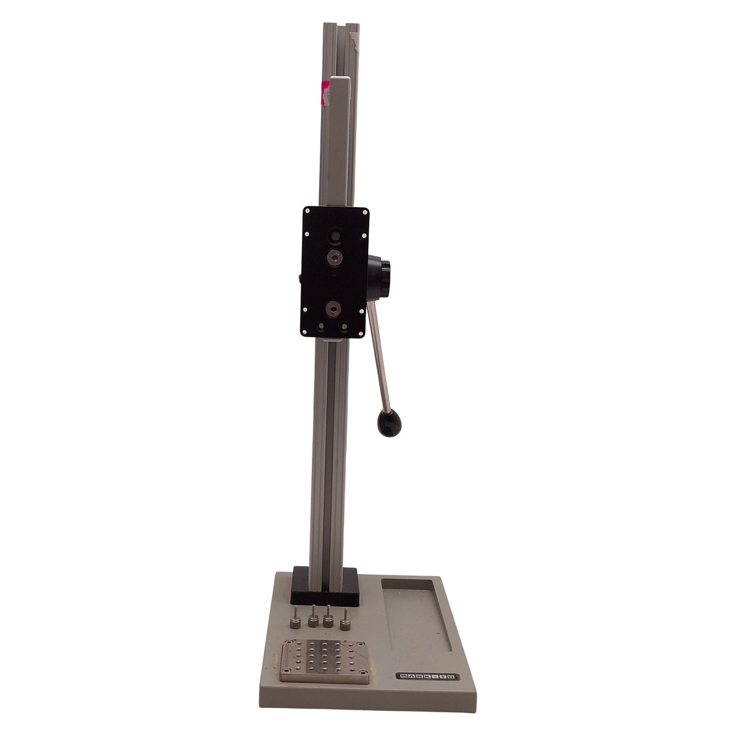 Used Mark-10 TSB100 Manual Force Test Stand 10" x 7.9" Base, 100lbF Capacity