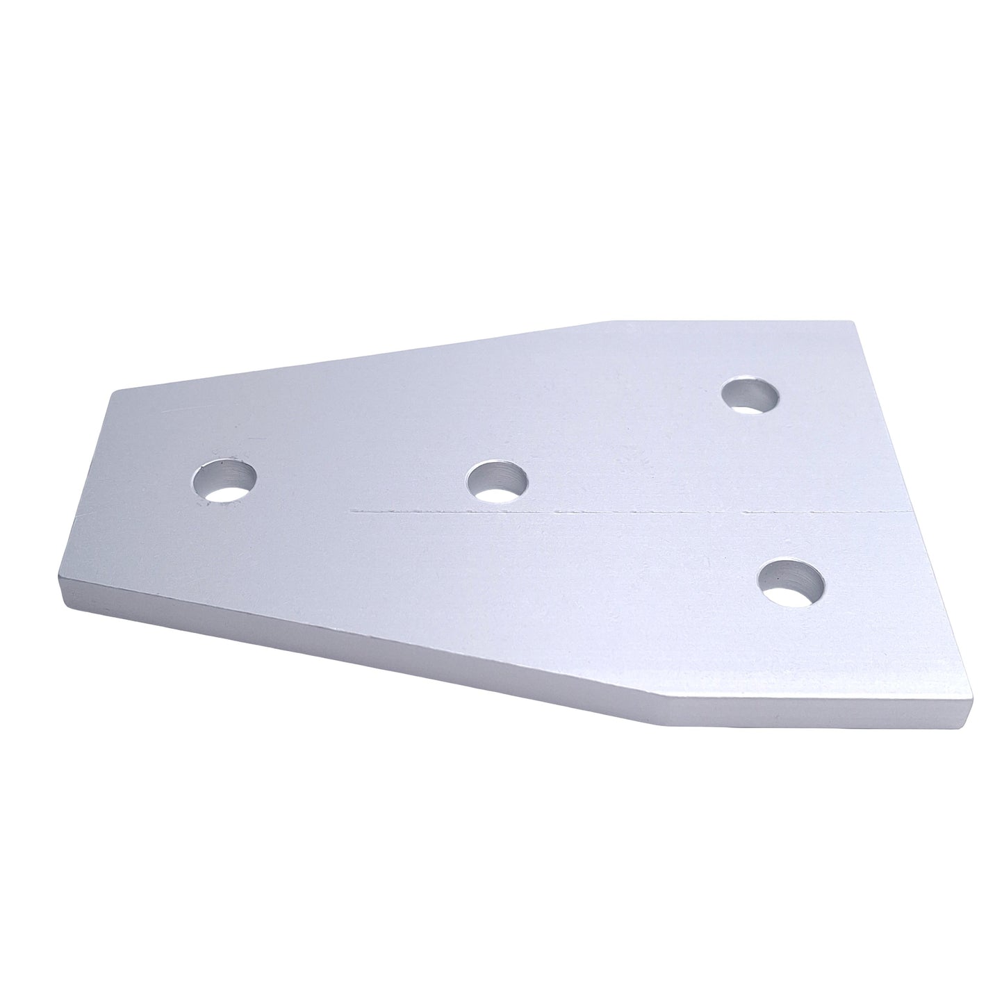 Used Lot of 6 80/20 4341 Tee Flat Plates, 4-Hole 15 Series 4.5in x 3in x 1/4in