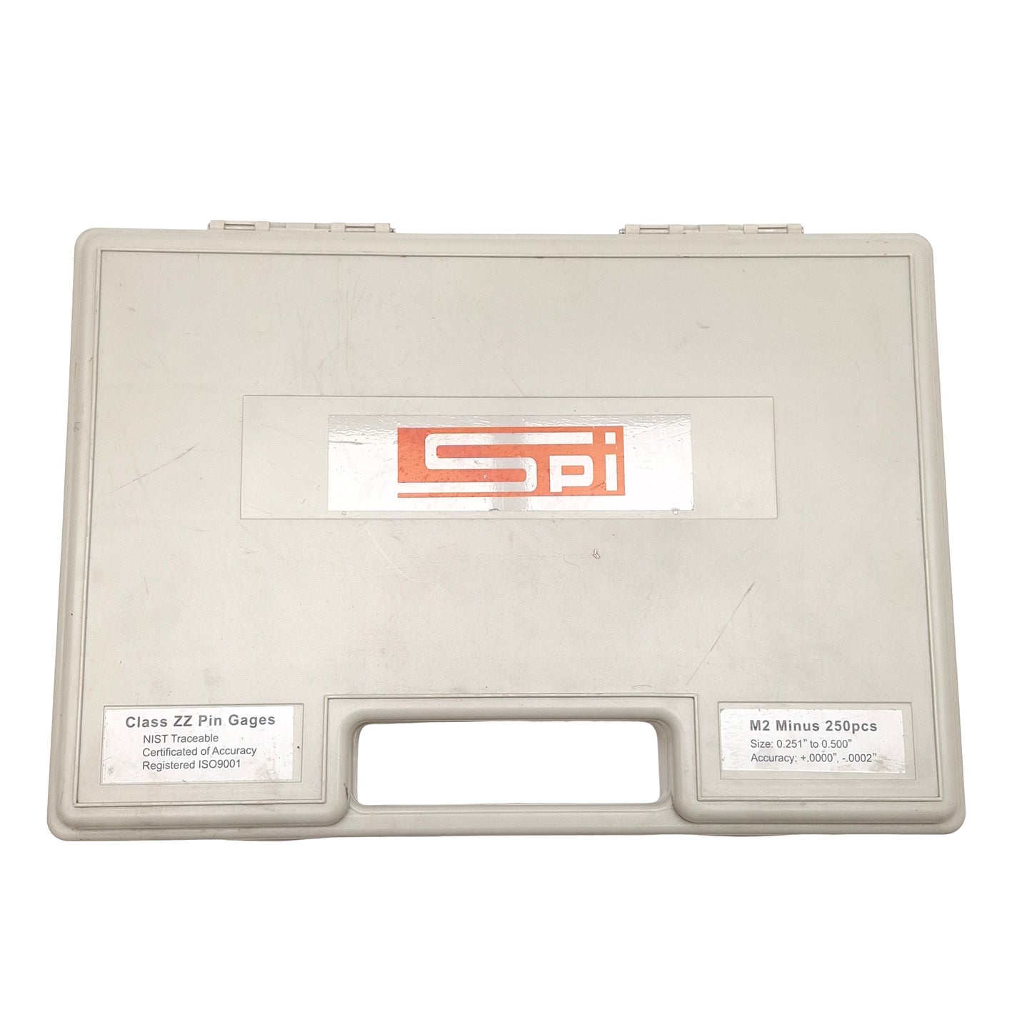 Used SPI M2 Minus 250pcs Class ZZ Pin Gages Set, ø0.251-0.500in, +0.0000 to -0.0002in