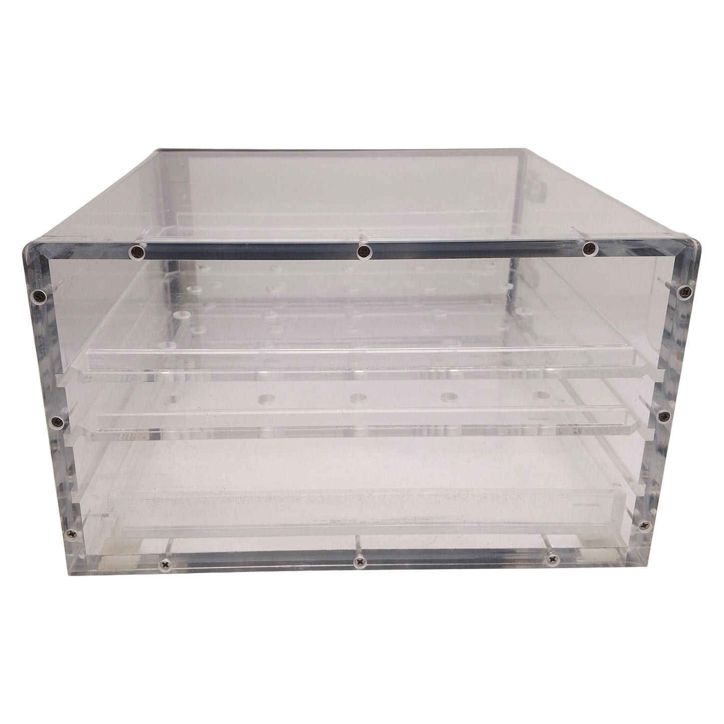Used Nalgene 5317-0070 Acrylic Desiccator Cabinet, 2-Shelves, 12in x 12in x 7in