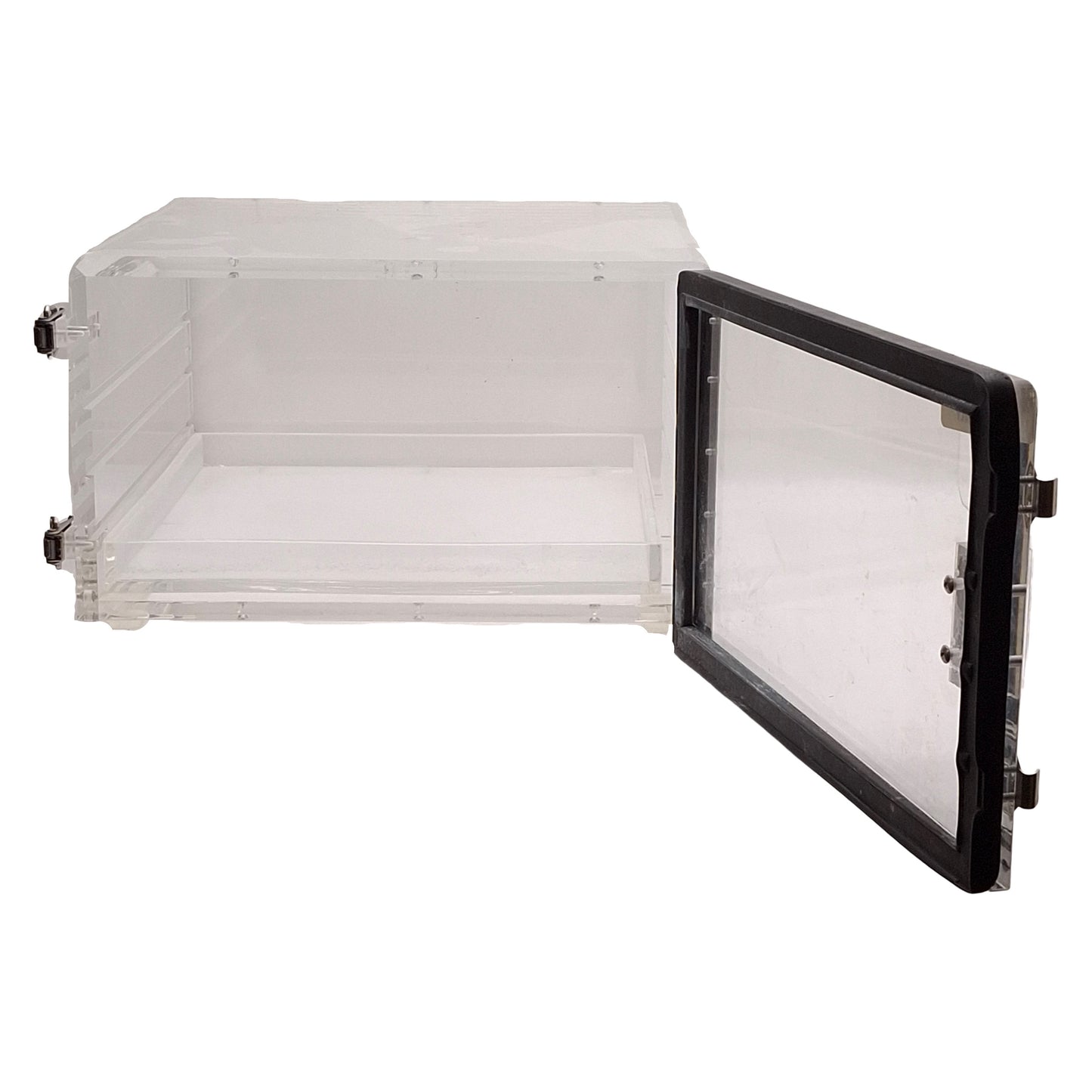 Used Nalgene 5317-0070 Acrylic Desiccator Cabinet, 12in x 12in x 7in *No Shelves*