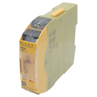 New pilz PNOZ s4 24VDC 3n/o 1n/c Safety Relay, 2x Inputs, 3-Pole, NC Aux, 24VDC
