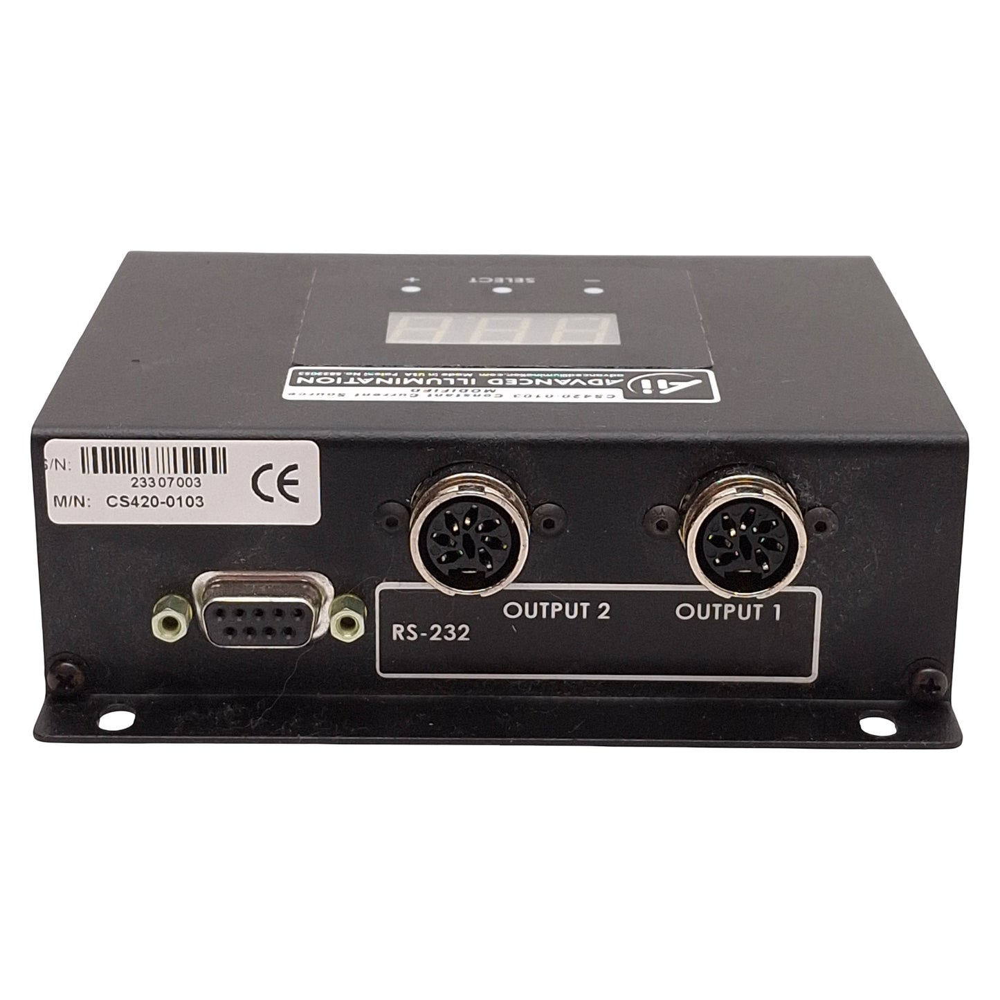 Used Advanced Illumination CS420-0103 Constant Current Source, RS-232, 24VDC 1.25A