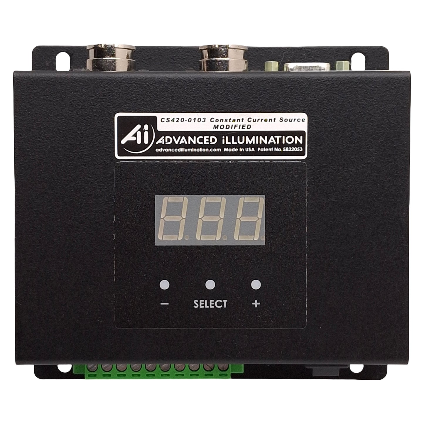 Used Advanced Illumination CS420-0103 Constant Current Source, RS-232, 24VDC 1.25A