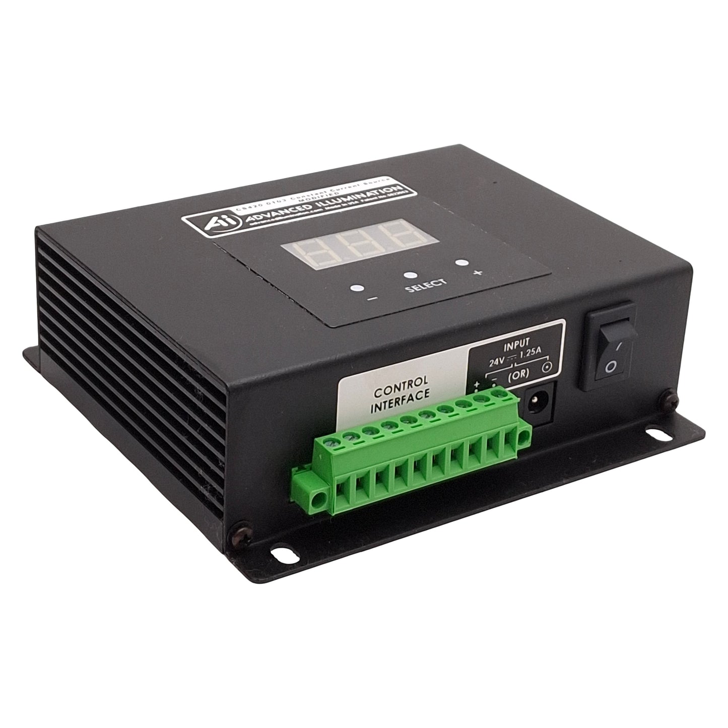 Used Advanced Illumination CS420-0103 Constant Current Source, RS-232, 24VDC 1.25A