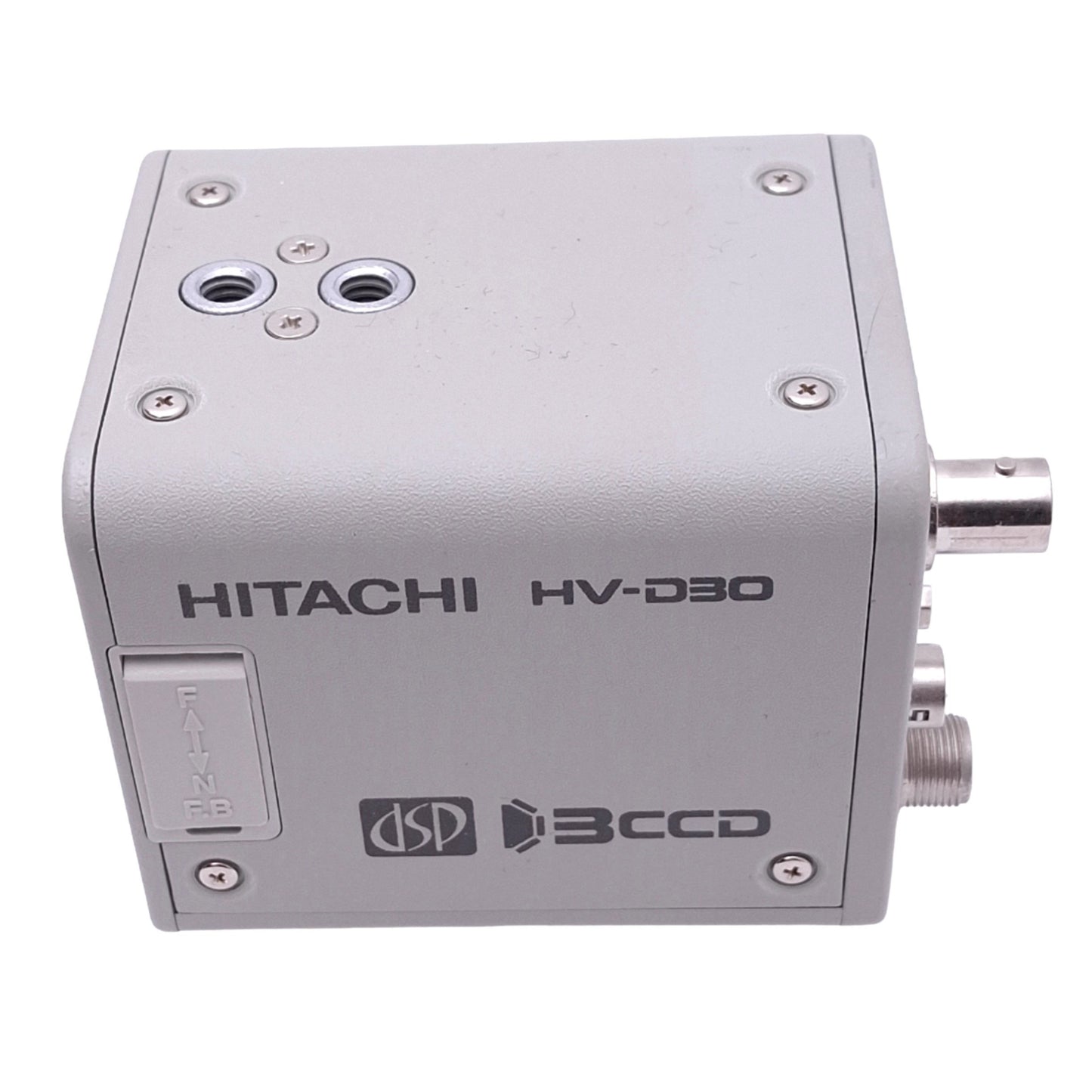 Used Hitachi HV-D30 3CCD Color Camera, 1/3in CCD, 811x508, 800 TV Lines, 12VDC