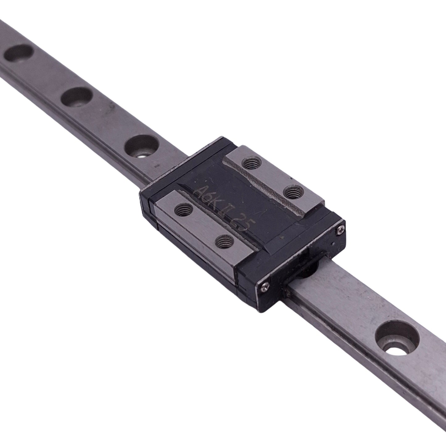 Used THK RSR9ZM (2x) Linear Guide Blocks w/ 9x275mm Rail, 30x20x10mm Block, 2.25kN