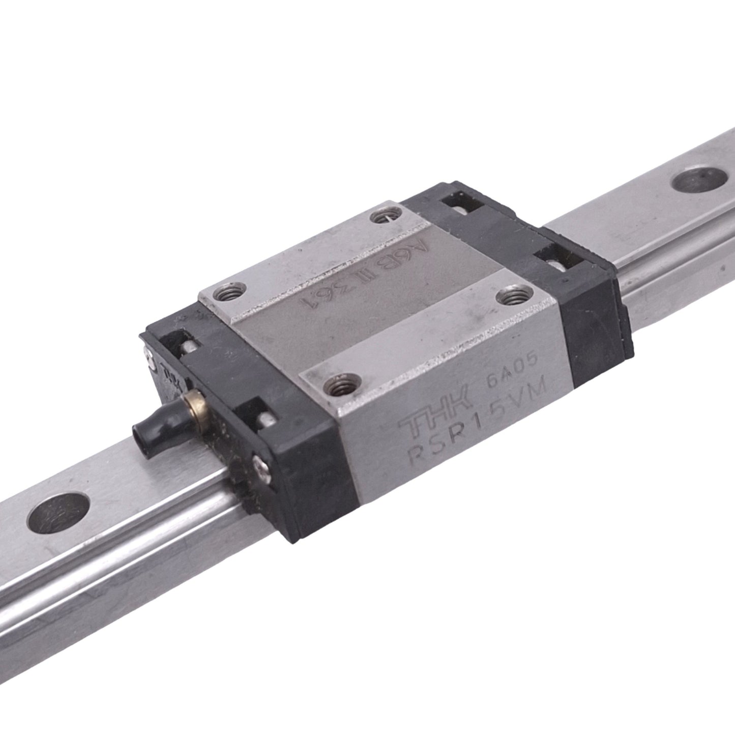 Used THK RSR15VM Linear Guide Block w/ 15x150mm Rail, 40mm Pitch, 6.57kN Max Load