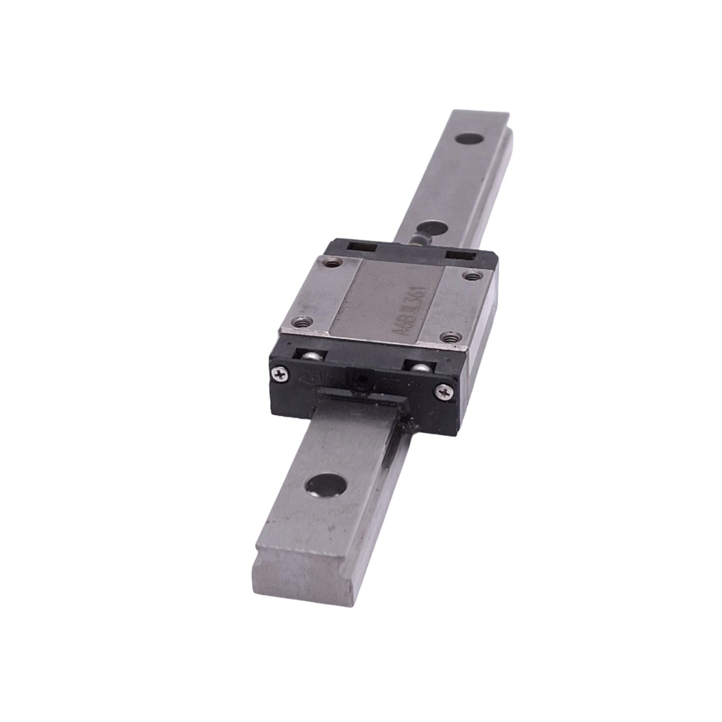Used THK RSR15VM Linear Guide Block w/ 15x150mm Rail, 40mm Pitch, 6.57kN Max Load