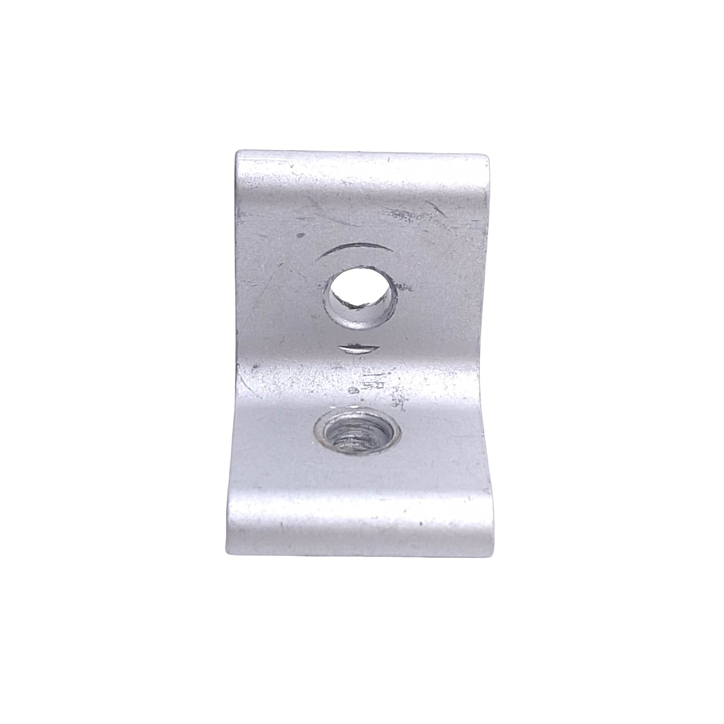 Used Lot of 6 80/20 4302 Aluminum Extrusion Inside Corner Bracket, 2-Hole, 15-Series