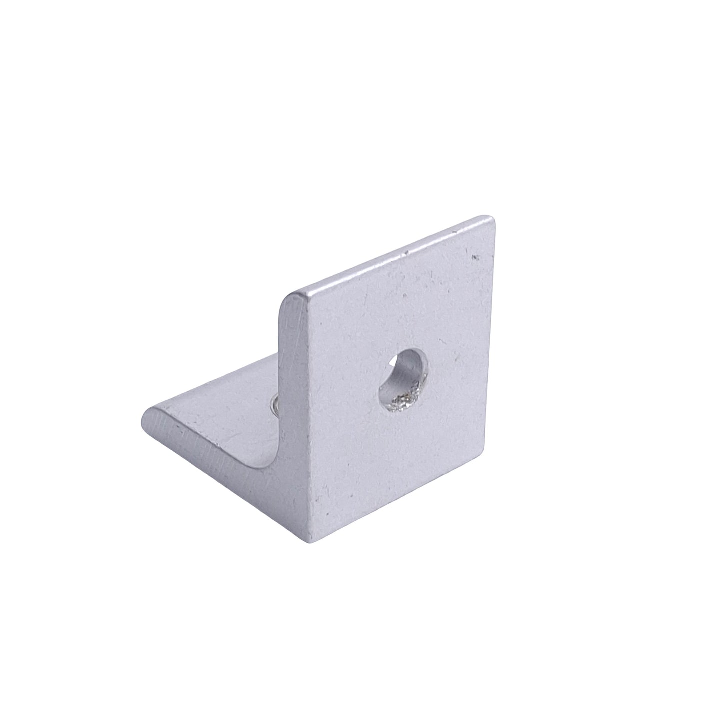 Used Lot of 6 80/20 4302 Aluminum Extrusion Inside Corner Bracket, 2-Hole, 15-Series