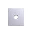 Used Lot of 6 80/20 4302 Aluminum Extrusion Inside Corner Bracket, 2-Hole, 15-Series