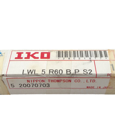 New IKO LWL 5 R60 B P S2 Linear Guide Rail, 5mm W x 6mm H x 60mm L, 15mm Pitch