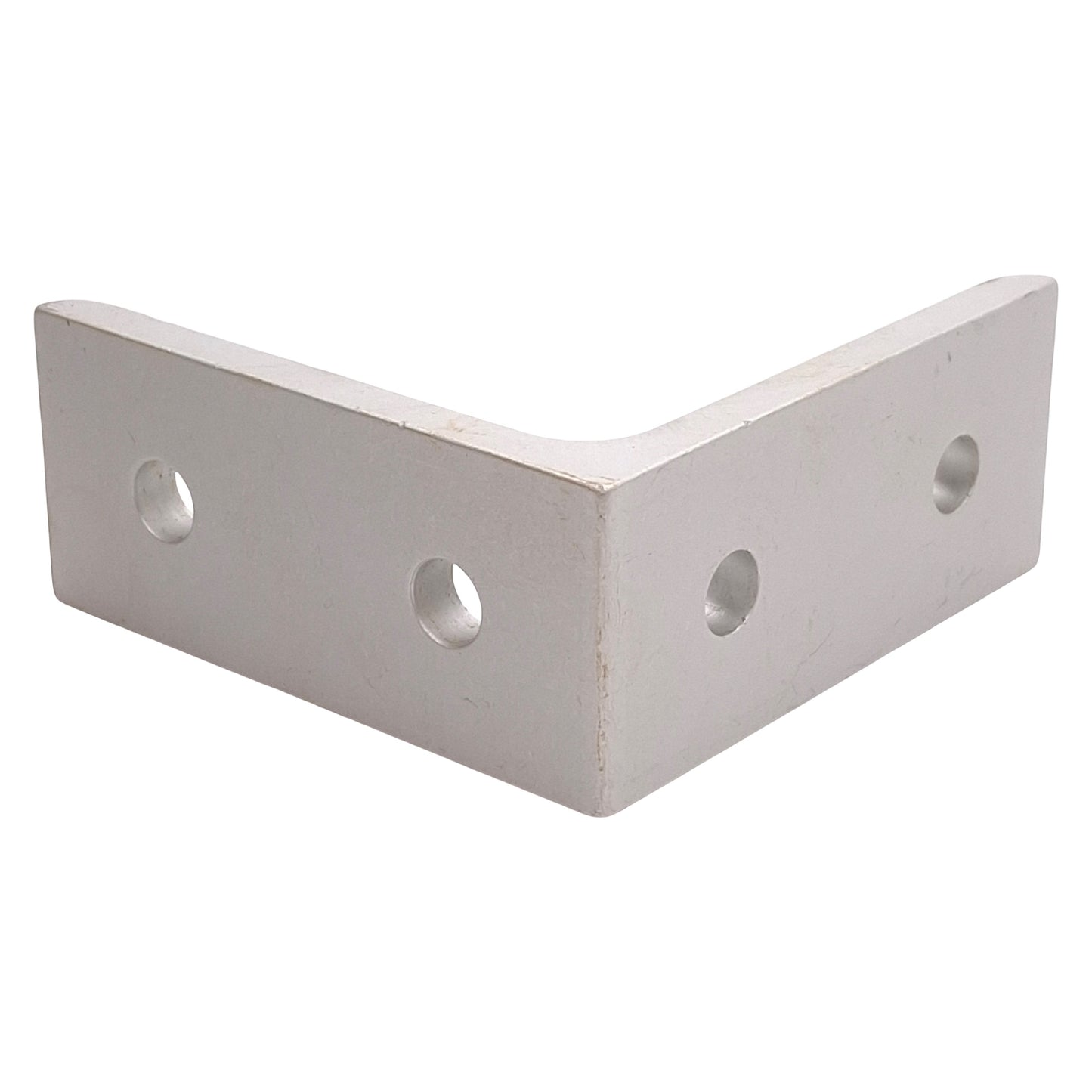 Used Lot of 10 80/20 4301 Tall Inside Corner Bracket, 4-Hole, 15-Series, 3x3x1.31in