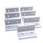 New – Open box Lot of 7 80/20 4303 Aluminum Extrusion Inside 90 Degree Corner Brackets, 4-Hole