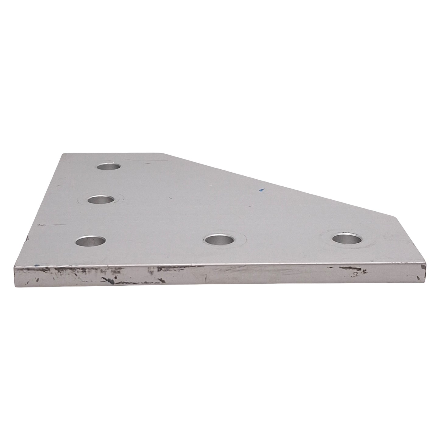 Used Lot of 8 80/20 4351 90 Degree Angled Flat Plate, 15-Series, 5-Hole, 4.5 x 4.5in