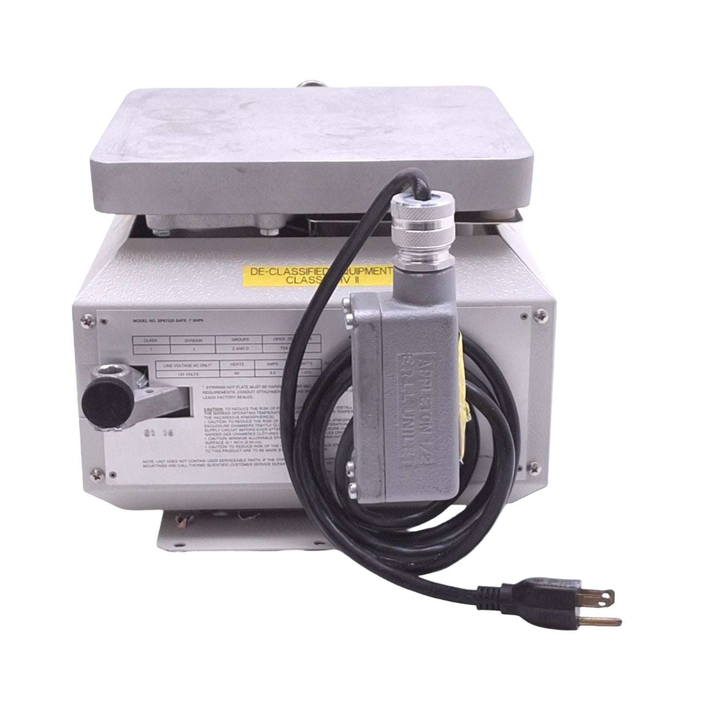 Used Thermo Scientific SP87325 SAFE-T SHP9 Explosion Proof Stirrer, 1200RPM 220C 120V